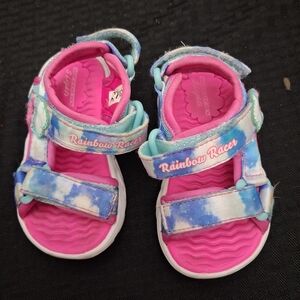 Rainbow Kids Sandals - Pink and Blue
